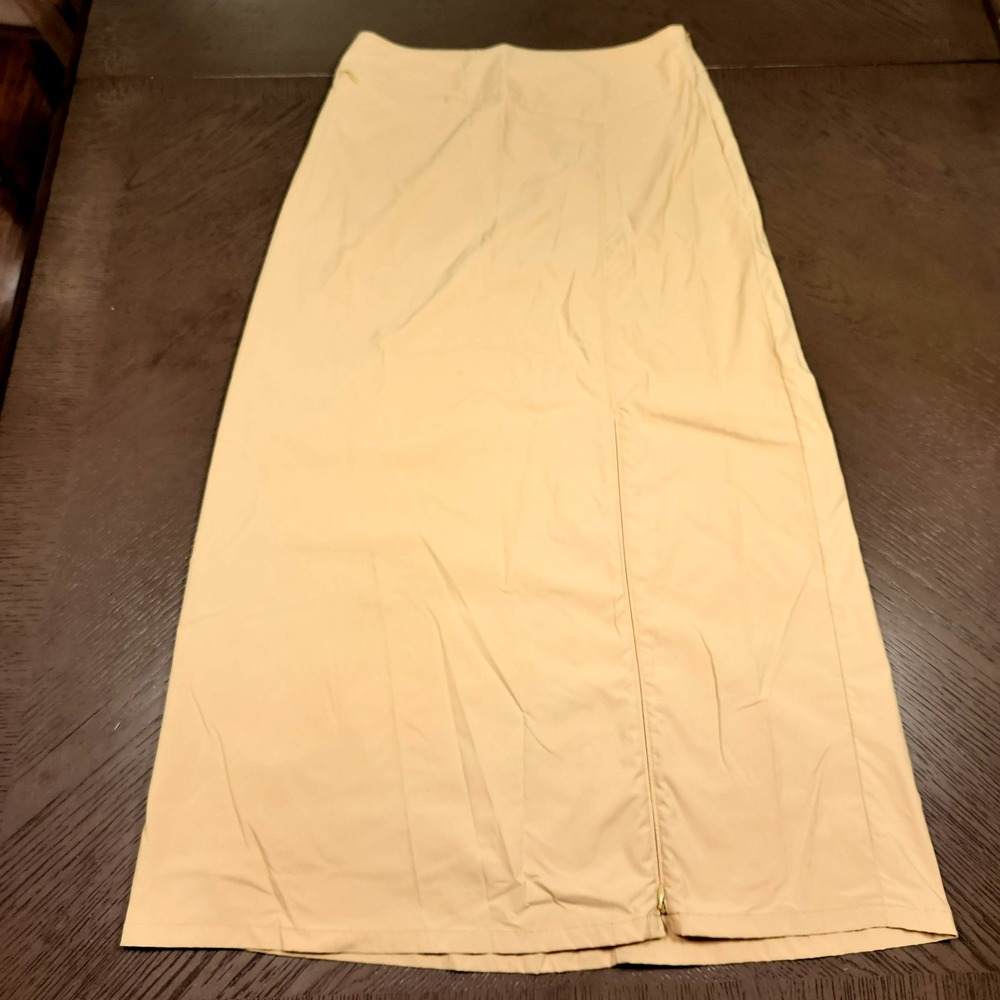 Patagonia Tan Long Nylon Skirt‎ Size 8